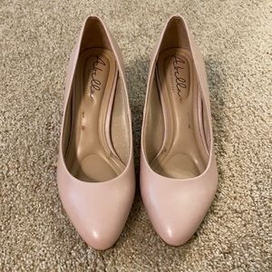 Nude Pink Comfort Heels